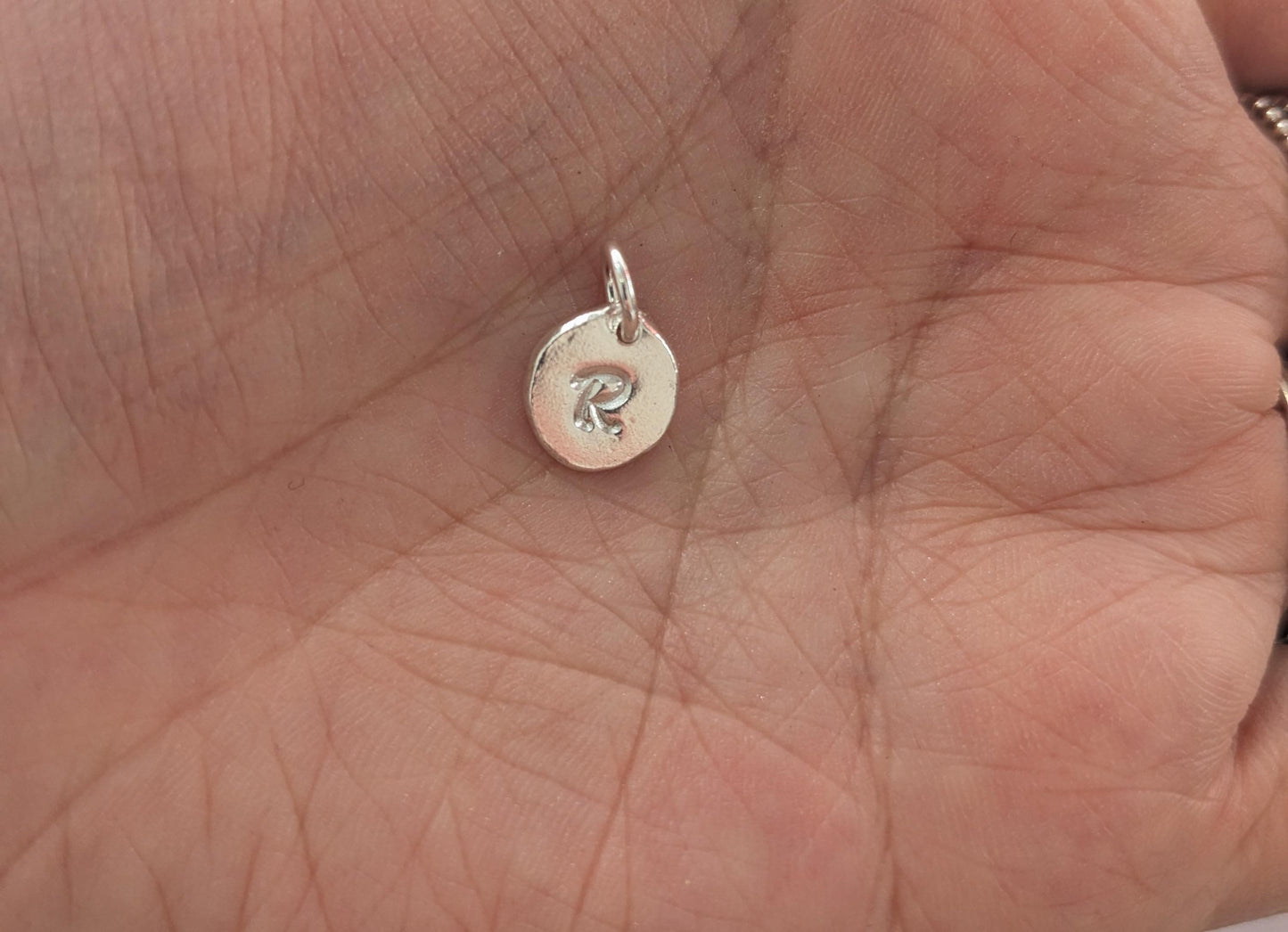 Handmade Paw Print Charm Necklace | Dainty Sterling Silver Paw Print Pendant