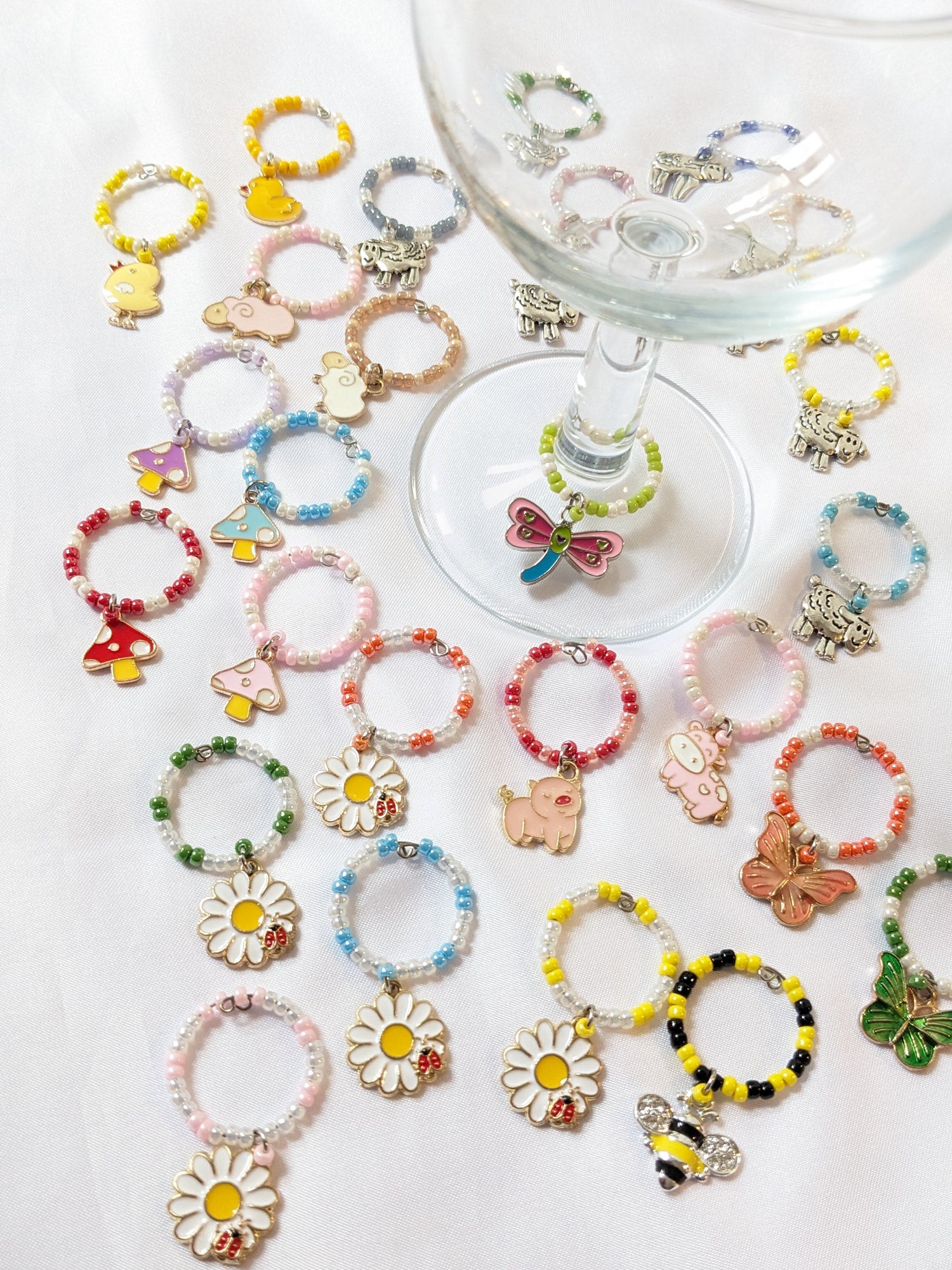Wine Glass Charms