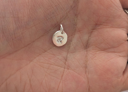 Handmade Paw Print Charm Necklace | Dainty Sterling Silver Paw Print Pendant