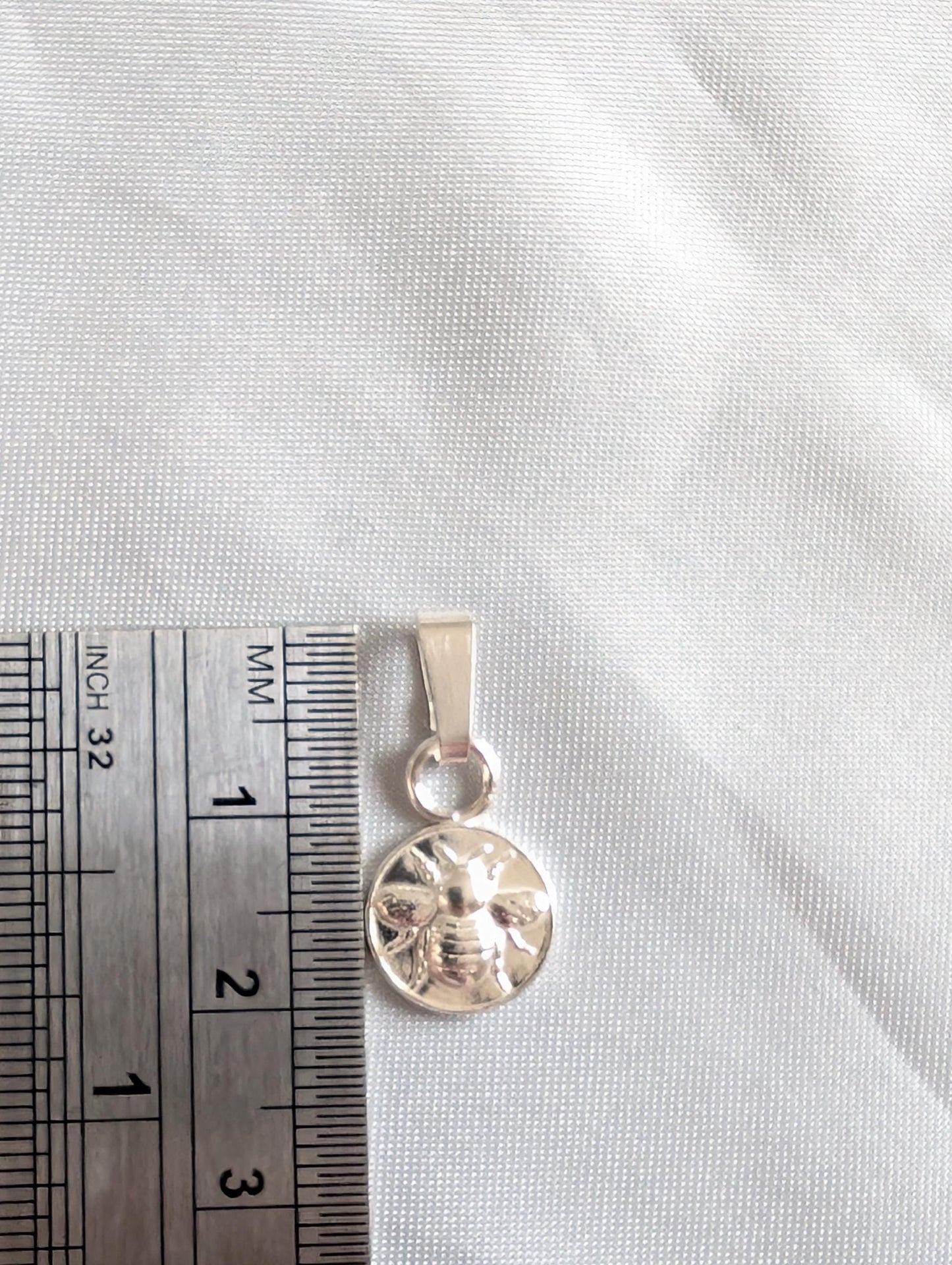 Handmade Sterling Silver Bee Pendant | Jewellery Gift for Bee Lover