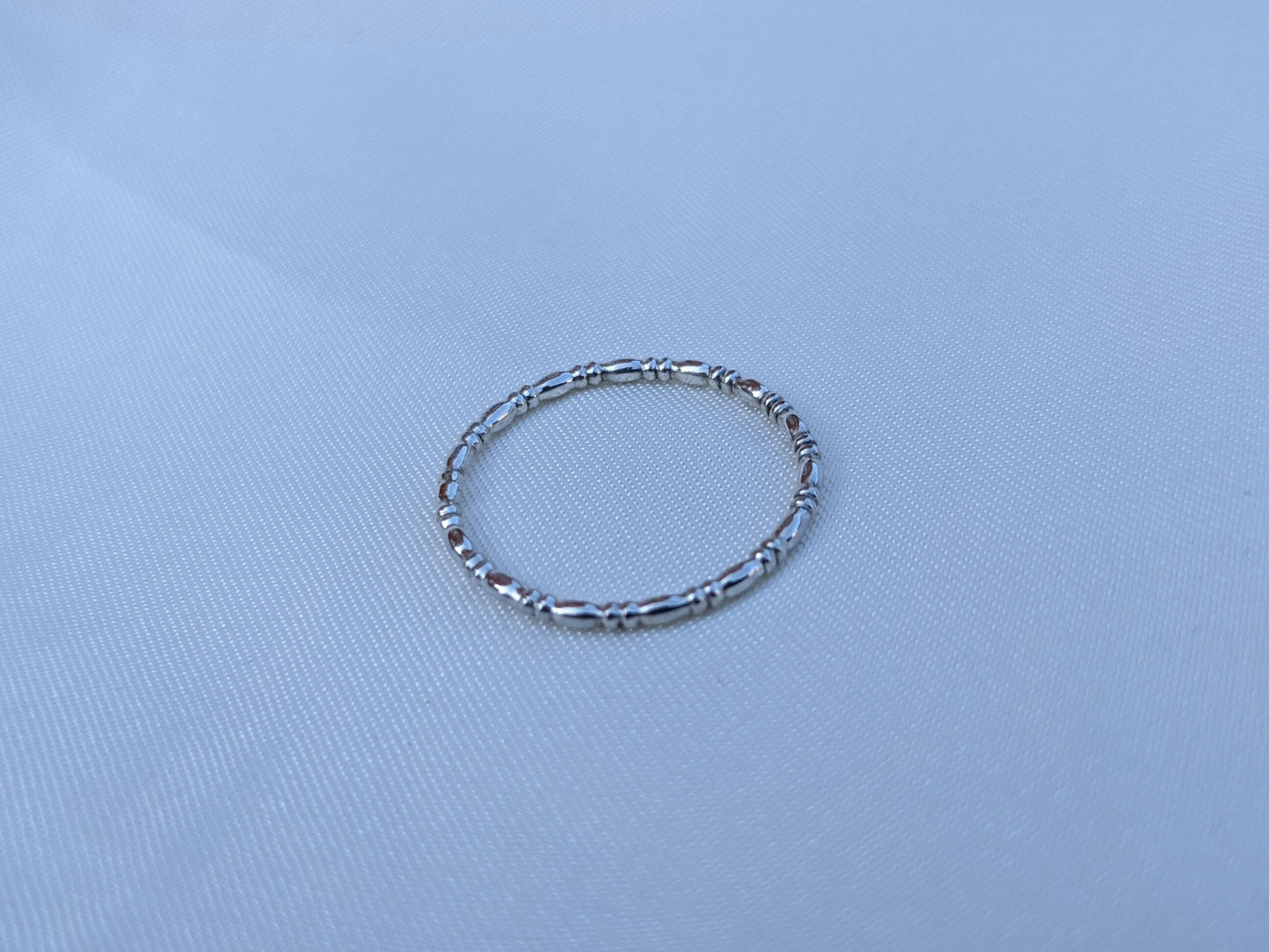 Sterling Silver Handmade Smooth Textured Ring