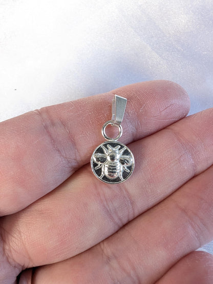 Handmade Sterling Silver Bee Pendant | Jewellery Gift for Bee Lover