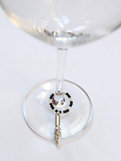 School End of Year Gift | Teacher Thank you Gift | Wine Glass Charms