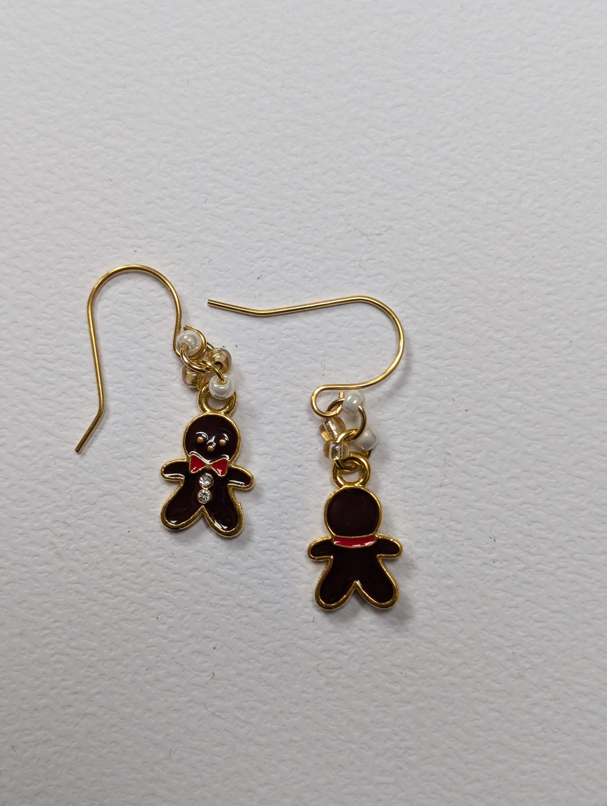 Gingerbread Man Festive Earrings
