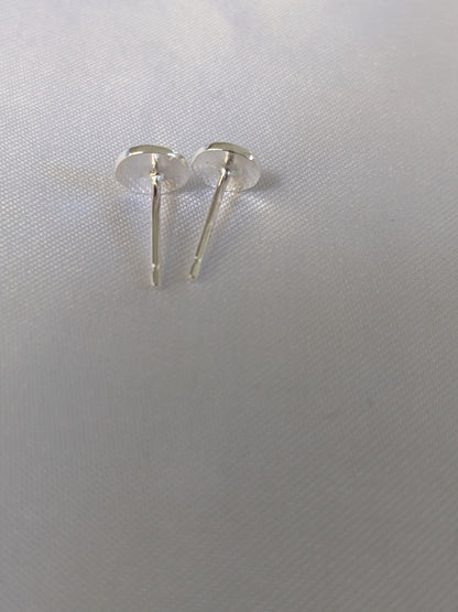 Sterling Silver 8 Point Star Stud Earrings